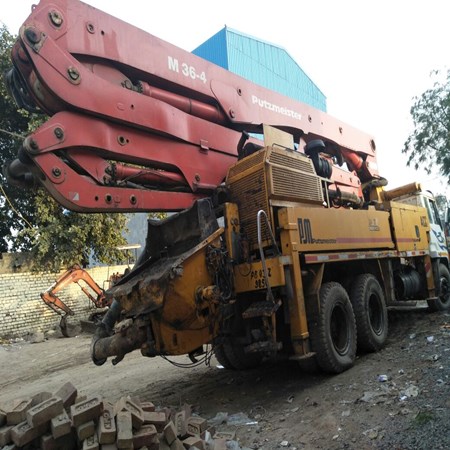 Used Putzmeister M 36-4 Boom Placer Concrete Pump for Sale