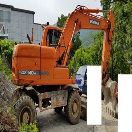 Used DOOSAN DX140WACE Wheel Excavavator for Sale