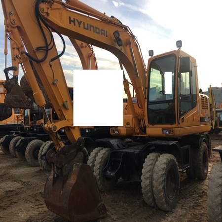 USED HYUNDAI WHEEL EXCAVATOR ROBEX 1400W-7 YEAR:2006 (STOCK:FB2946) FOR SALE