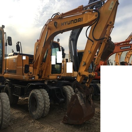 USED HYUNDAI WHEEL EXCAVATOR ROBEX 1400W-7 YEAR:2006 (STOCK:FB2946) FOR SALE