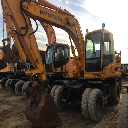 USED HYUNDAI WHEEL EXCAVATOR ROBEX 1400W-7 YEAR:2006 (STOCK:FB2946) FOR SALE