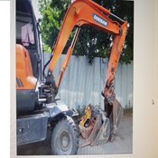 DOOSAN WHEEL EXCAVATOR DX55WACE YEAR:2014 (STOCK:FB3452)