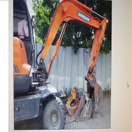 DOOSAN WHEEL EXCAVATOR DX55WACE YEAR:2014 (STOCK:FB3452)