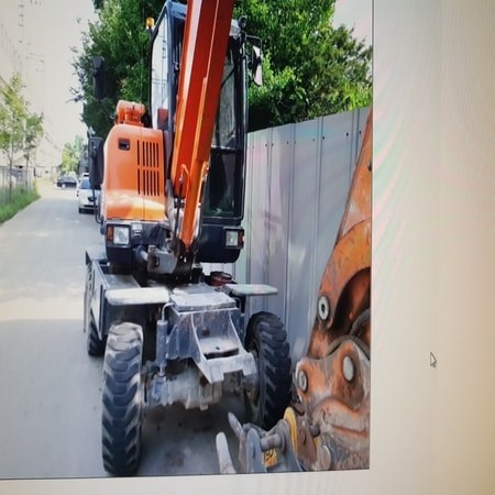 DOOSAN WHEEL EXCAVATOR DX55WACE YEAR:2014 (STOCK:FB3452)