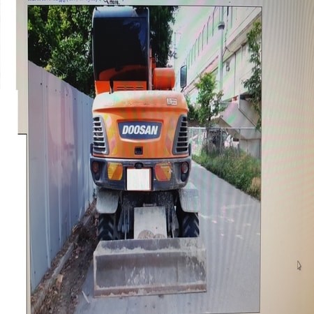 DOOSAN WHEEL EXCAVATOR DX55WACE YEAR:2014 (STOCK:FB3452)