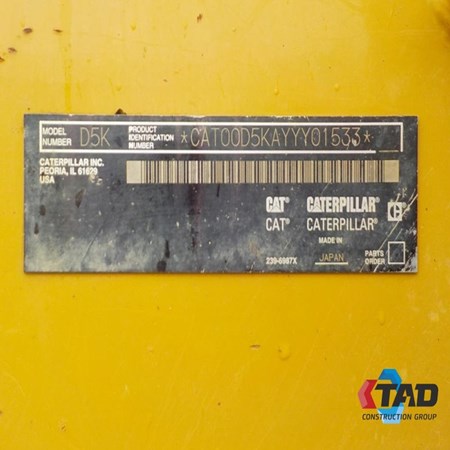 Used CATERPILLAR D5K LGP Bulldozer for sale
