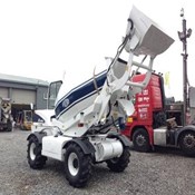 1 off Ex-Hire Fiori Model D460SL  -  Used Rough Terrain Concrete Mixer for Sale