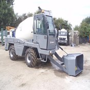 Used Rough Terrain Concrete Mixer - Hydromix Model 55 for Sale