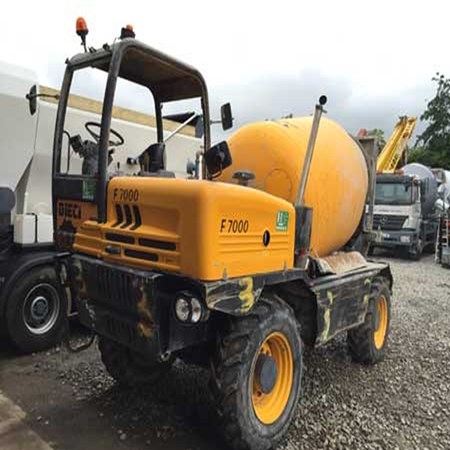 Buy Used Rough Terrain Concrete Mixer - DIECI Model F7000 in Good condition