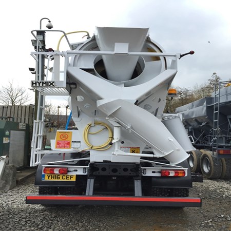 Buy With Us : Used Standard Transit Concrete Mixer - Mercedes / Hymix Model P8000 8/9m3