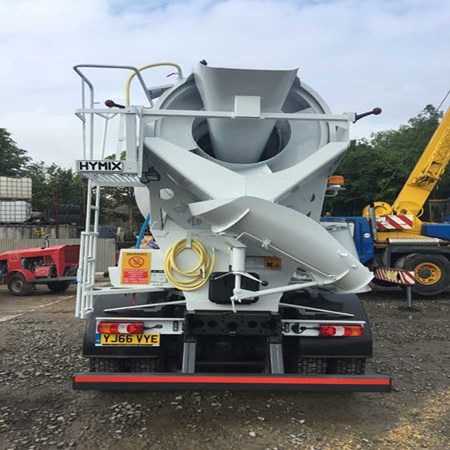 2 off Ex-demo MERCEDES / HYMIX Model P8000 8/9m3 Standard Used Truck Concrete Mixers for Sale