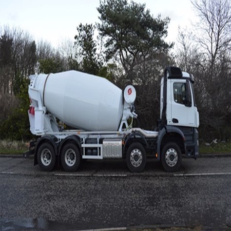 Used Standard Transit Concrete Mixer - Mercedes / McPhee 8/9m3 for Sale