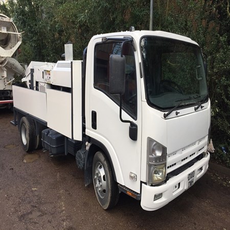 Used Concrete Line Pump for Sale : HYDROPUMP / IZUSU Model CS-46 - Year 2012 in Good Condition
