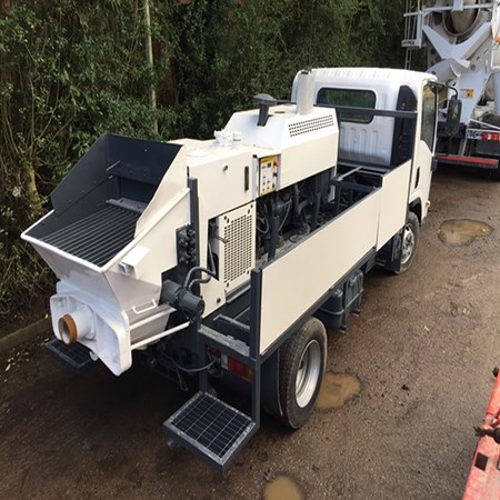 Used Concrete Line Pump for Sale : HYDROPUMP / IZUSU Model CS-46 - Year 2012 in Good Condition