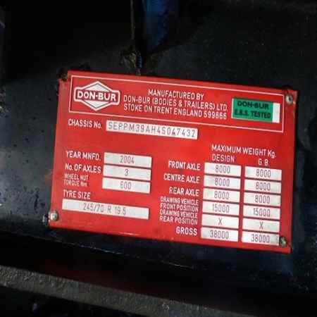 Used DON-BUR Double Decker Trailers - 2004 Year for sale