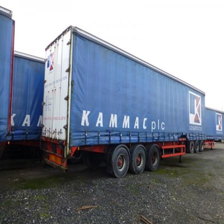 Used KAM 361 Utility int Curtainsiders Trailer - 13.6 Mtr for sale