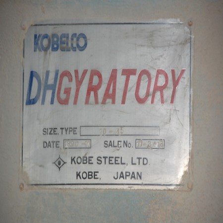 USED KOBELCO 10-45DH GYRATORY CRUSHER