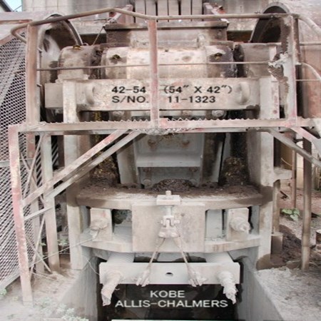 Used Kobe Allis-Chalmers 42-54 Single Toggle Jaw Crusher