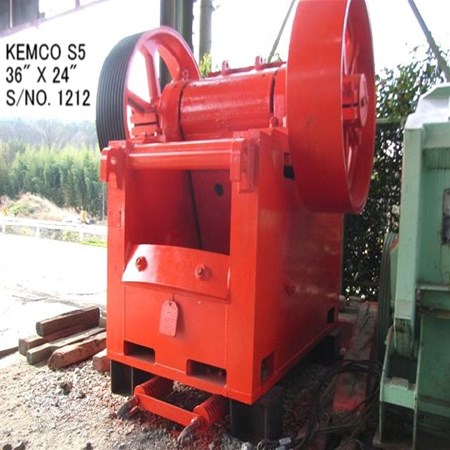 Used Kemco Model S5 Single Toggle Jaw Crusher