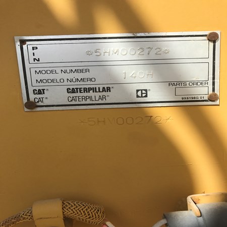 185 HP – Caterpillar 140H Used Motor Grader for Sale