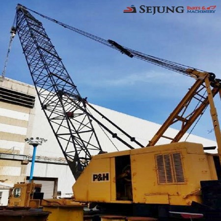 Used P&H 9125TC Truck Mounted Lattice Boom Crane for Sale