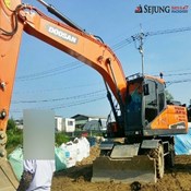 Used DOOSAN DX210W-5 Wheel Excavator for Sale