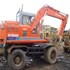USED HITACHI EX100WD-1 WHEEL EXCAVATOR