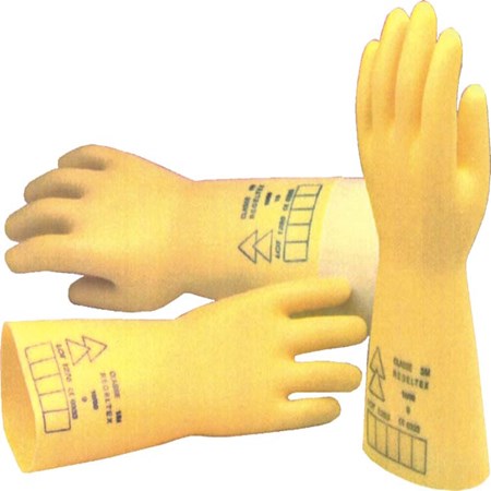 Natural latex insulating gloves