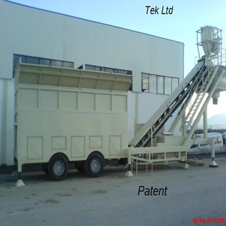 mobile concrete mixing plant
