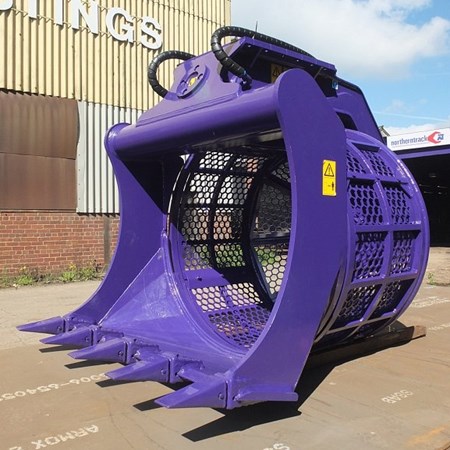 Hydraulic Rotary Screening Bucket (HSB) for Sale